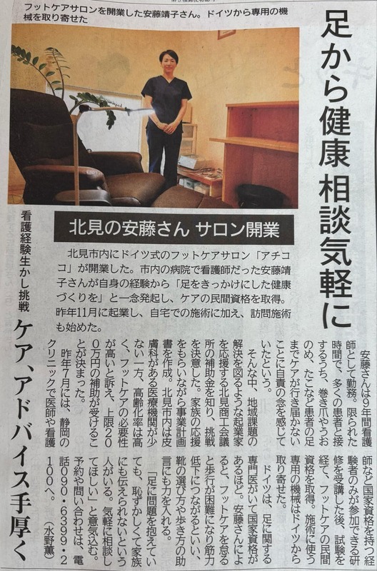 アチココ先生 北海道新聞.jpg